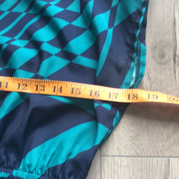 BeBop navy/turquoise sleeveless summer dress - Picture 6 of 7